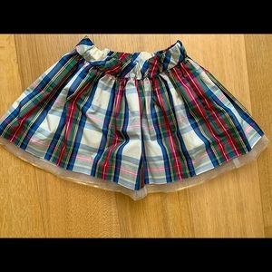 Tartan crewcut skirt